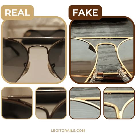 how to identify fake ray bans aviator
